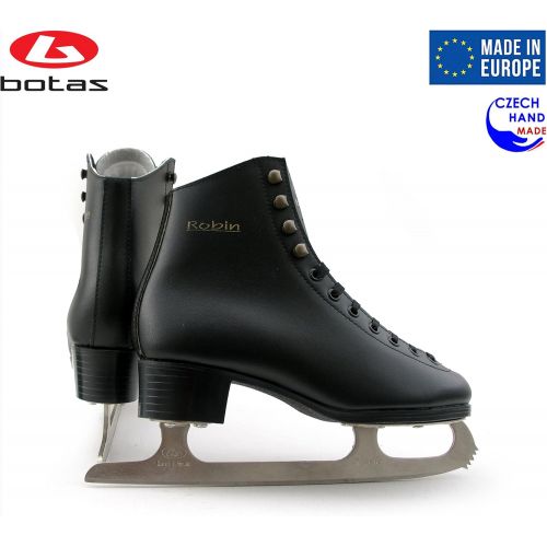  [아마존베스트]Botas - Model: Robin/Made in Europe (Czech Republic) / Figure Ice Skates for Men, Boys/Color: Black