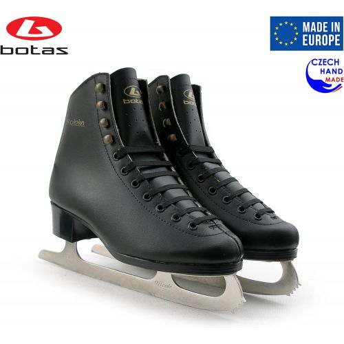  [아마존베스트]Botas - Model: Robin/Made in Europe (Czech Republic) / Figure Ice Skates for Men, Boys/Color: Black
