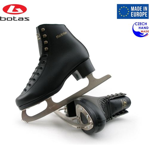  [아마존베스트]Botas - Model: Robin/Made in Europe (Czech Republic) / Figure Ice Skates for Men, Boys/Color: Black