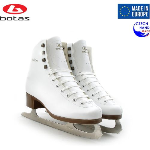  [아마존베스트]Botas - Model: Regina/Made in Europe (Czech Republic) / Figure Ice Skates for Women, Girls, Kids/Nicole Blades/White Color