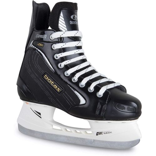  [아마존베스트]Botas - Draft 281 - Mens Ice Hockey Skates | Made in Europe (Czech Republic) | Color: Black