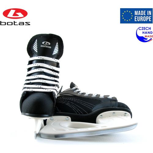  [아마존베스트]Botas - Draft 281 - Mens Ice Hockey Skates | Made in Europe (Czech Republic) | Color: Black