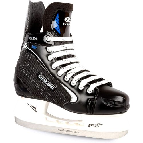  [아마존베스트]Botas - Yukon 381 - Mens Ice Hockey Skates | Made in Europe (Czech Republic) | Color: Black with Silver