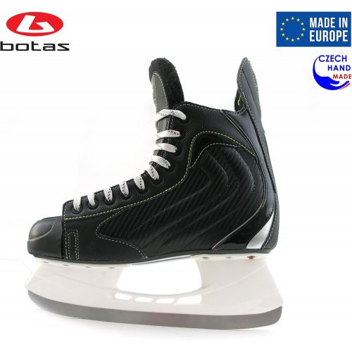  [아마존베스트]Botas - Largo 571 PRO - Mens Ice Hockey Skates | Made in Europe (Czech Republic) | Color: Black