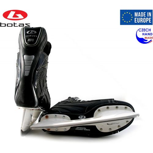  [아마존베스트]Botas - Largo 571 PRO - Mens Ice Hockey Skates | Made in Europe (Czech Republic) | Color: Black