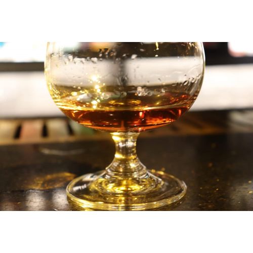  [아마존베스트]Whiskey Cognac Snifter 2 Pieces - 13.5 Ounce (400 ml) Small Crystal Brandy Glasses - Good for Bourbon Spirit Beer Drink, BE031, by BothEarn