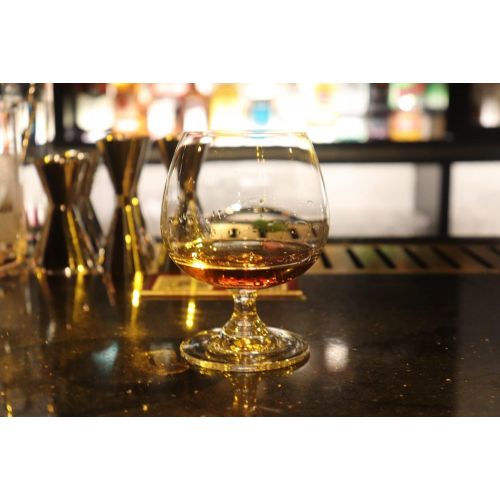  [아마존베스트]Whiskey Cognac Snifter 2 Pieces - 13.5 Ounce (400 ml) Small Crystal Brandy Glasses - Good for Bourbon Spirit Beer Drink, BE031, by BothEarn