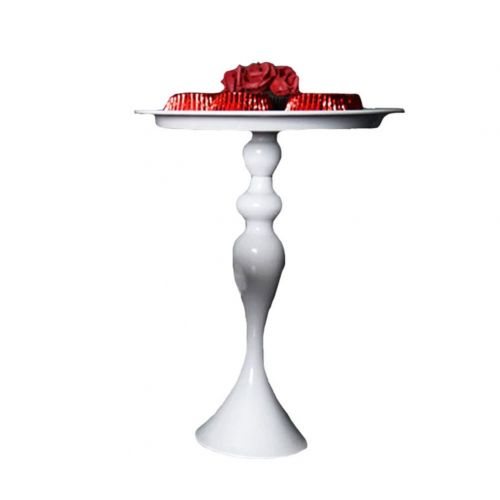  Cake Display, Botitu 8 inch White Decorative Wedding Cupcake Stand with Pedestal for Birthday Party Dessert Stand and Tray, Perfect for Showing Brownies, Macrons and Muffins Cake P