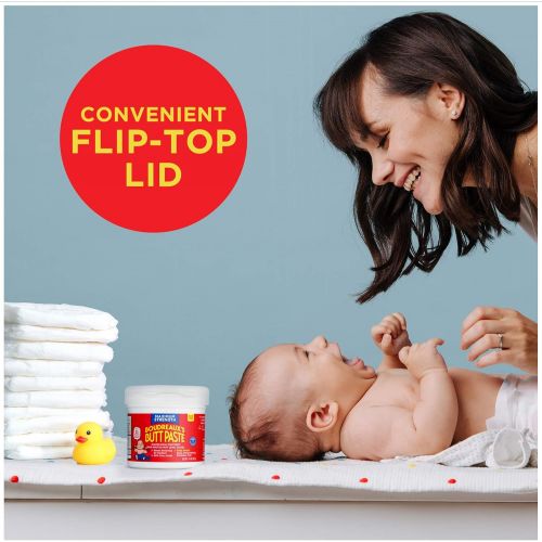  [아마존베스트]Boudreauxs Butt Paste Diaper Rash Ointment | Maximum Strength | 14 oz. Jar | Paraben & Preservative Free