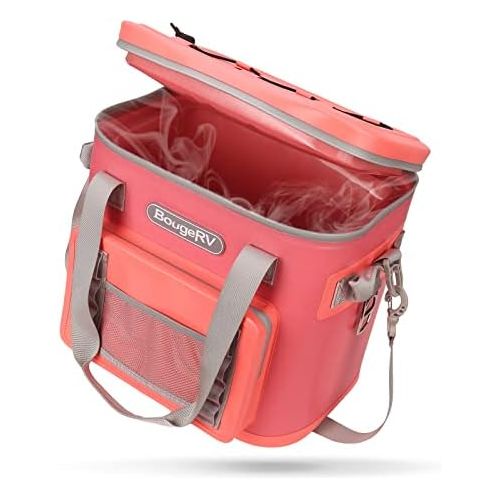  BougeRV Soft Cooler, 30 Cans Portable Soft Sided Insulated Leak Proof Waterproof Cooler Bag for New Year Gift, Birthday Gift