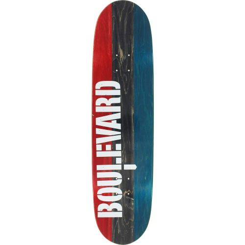  Boulevard Logo Skateboard Deck -8.25 Black/Yellow Deck ONLY - (Bundled with Free 1 Hardware Set)