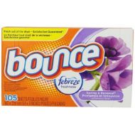 Bounce With Febreze Scent Spring & Renewal Fabric Softener Sheets 105 Count (Pack of 3) by Bounce