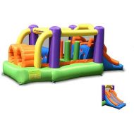 Bounceland Pro Racer Obstacle Bounce House with Dual Slides, Bounce, Climb, Slide All in One, UL 1 HP Blower Included, 19 ft x 9 ft x 7 ft H, Great for Big Party, Fun Racing Game in Teams