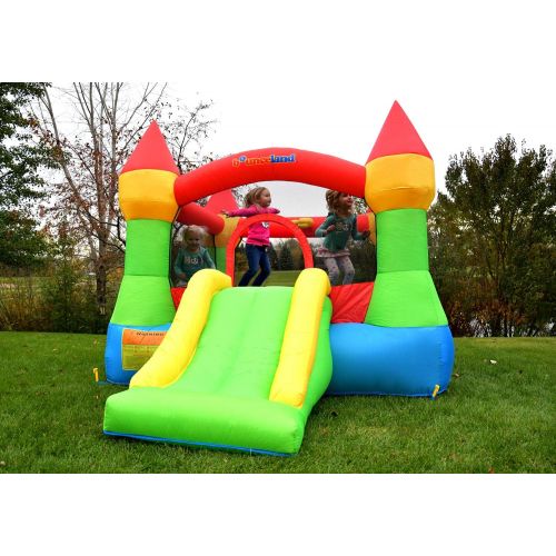  [아마존베스트]Bounceland Bounce House Castle W/Hoop Inflatable Bouncer