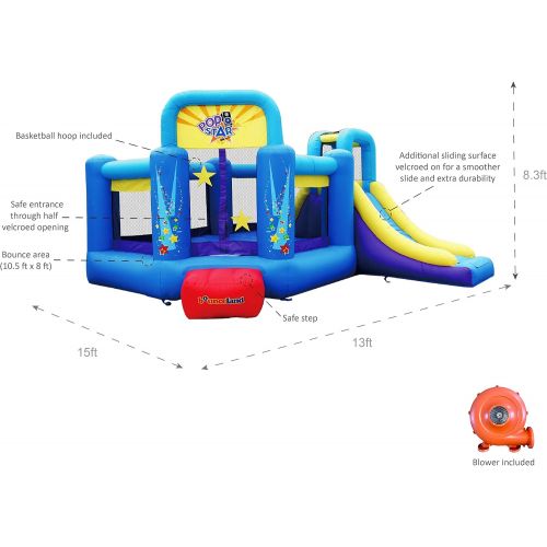  Bounceland Pop Star Inflatable Bounce House Bouncer