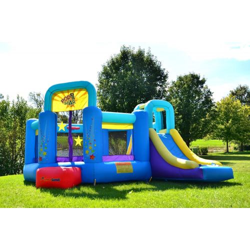  Bounceland Pop Star Inflatable Bounce House Bouncer