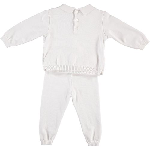  Boutique Collection Baby Boys 2 Piece Christening Outfit with attached Vest and Hat