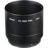 Bower 72mm Adapter Tube for Nikon COOLPIX P600 Digital Camera