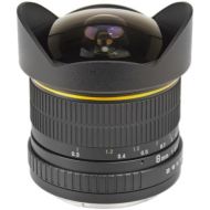 Bower Camera Bower Ultra Wide-Angle 8mm f3.5 Fisheye Fixed Lens for Nikon - SLY358N