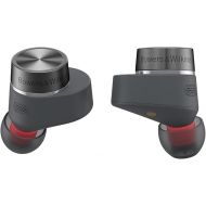 Bowers & Wilkins Pi5 S2 True Wireless Earbuds - Active Noise Cancellation, Qualcomm aptX Technology, Bluetooth, Crystal-Clear Calls, Wireless & 15-Minute Quick Charging, Storm Grey