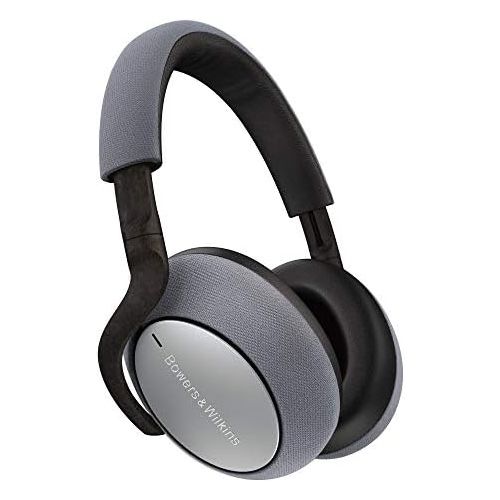  Bowers & Wilkins PX7 Over Ear Wireless Bluetooth Headphone, Adaptive Noise Cancelling - Silver