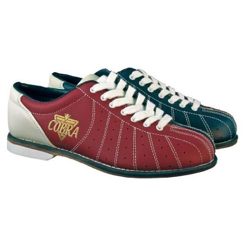  Bowlerstore Mens TCR-1L Cobra Rental Bowling Shoes- Laces, 10 12 US M, RedBlue