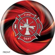 Bowlerstore Products Fire Department Red Swirl Bowling Ball