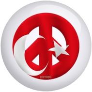 Turkey Meyoto Flag Bowling Ball