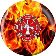 Bowlerstore Products Fire Department Yellow Fire Bowling Ball