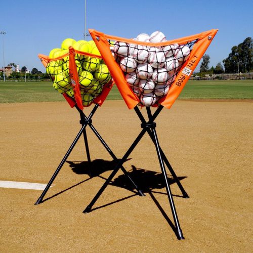  Bownet Portable Baseball Batting Softball Tennis Practice & Training Caddy Net