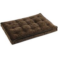 Bowsers Luxury Crate Mattress Dog Bed, X-Large, Chocolate Bones