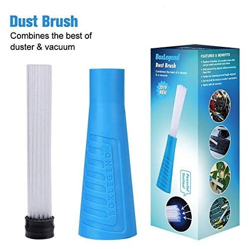  BoxLegend Staubsauger-Aufsatze Tiny Tubes Dusty Brush Staubsauger-Aufsatze Dust Cleaning Sweeper Staubsauger Dust Daddy mit Universal-Adapter Ideal fuer Tastaturen Car Air Vent Draw