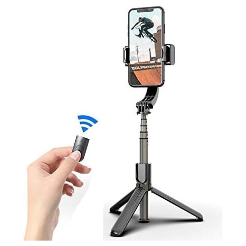 BoxWave Corporation Realme Q2i Stand and Mount, BoxWave [Gimble SelfiePod] Selfie Stick Extendable Video Gimble Stabilizer for Realme Q2i - Jet Black