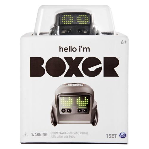  Boxer Interactive A.I. Robot Toy (Black) with Personality and Emotions, for Ages 6 and Up