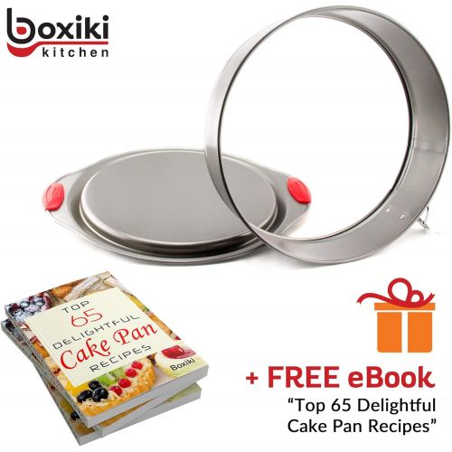  Non-Stick Springform Pan 10 inch. Professional Quality Pans Series/Spring Form/Cheesecake Baking Mold. Leakproof Cake Pan With Silicone Handles: Kitchen & Dining