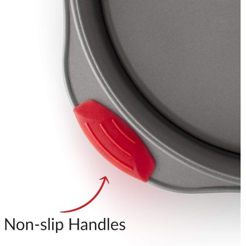  Non-Stick Springform Pan 10 inch. Professional Quality Pans Series/Spring Form/Cheesecake Baking Mold. Leakproof Cake Pan With Silicone Handles: Kitchen & Dining