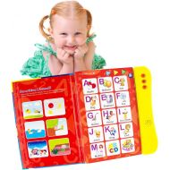 [아마존 핫딜] [아마존핫딜]Boxiki kids ABC Sound Book for Children. English Letters & Words Learning Book, Fun Educational Toys. Activities With Numbers, Shapes, Colors and Animals for Toddlers. Gift for Girls and Boys: