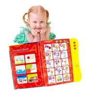 [아마존베스트]Boxiki kids ABC Sound Book for Children. English Letters & Words learning toys for 3 year old Girls & Boys, Fun Educational Toys. Activities With Numbers, Shapes, Colors & Animals, Interactive