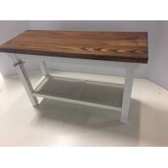 Boxwood Woodworking Hallway  Mud Room  Foyer Bench In Your Choice Of Color And Size 30 - 46