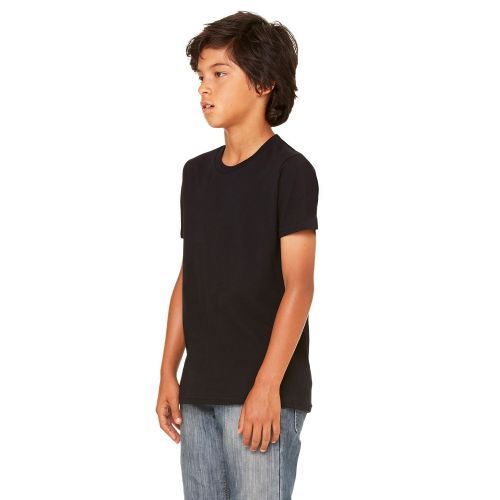  Boy ft s Black Cotton-blended Jersey Short-sleeved T-shirt