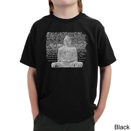  Boy ft s Zen Buddha T-shirtby Los Angeles Pop Art