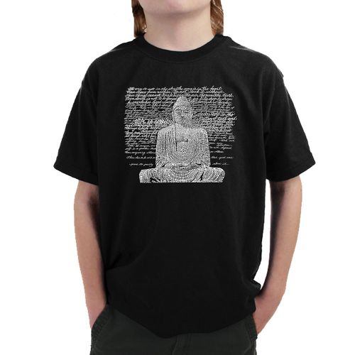  Boy ft s Zen Buddha T-shirtby Los Angeles Pop Art