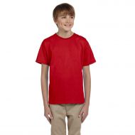 Boys Red Ultra Cotton T-Shirt by Gildan