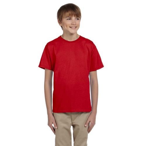  Boys Red Ultra Cotton T-Shirt by Gildan