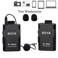 Boya BOYA BY-WM4 Universal Lavalier Wireless Microphone Mic with Real-time Monitor for IOS iPhone 8 8 plus 7 7 plus 6 6s Smartphone iPad Tablet DSLR