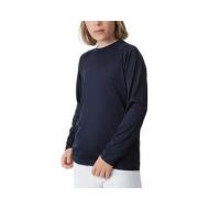 Boys Fila Fundamental Long Sleeve Top Peacoat/White by Fila