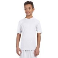 Boys White Athletic Sport T-shirt