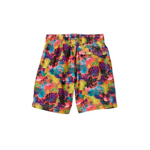  Boys Multicolored Polyester Foliage Shorts by Azul Swimwear