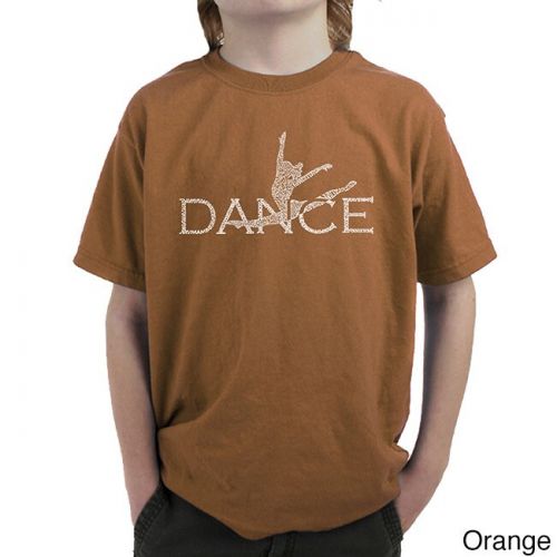  Boys Dancer Cotton Graphic T-shirt by Los Angeles Pop Art