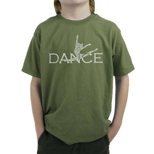  Boys Dancer Cotton Graphic T-shirt by Los Angeles Pop Art